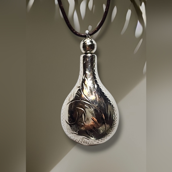 Vintage Edwardian pendant / brooch with gemstones in Sterling Silver - Picture 15 of 16